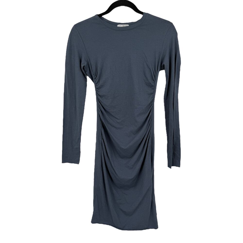 Standard James Perse Shoreline ruched dress blue size 0  (XS)